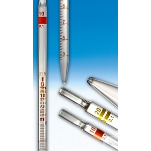 Pipeta gradata 10 ml ,clasa A ,sticla borosilicat