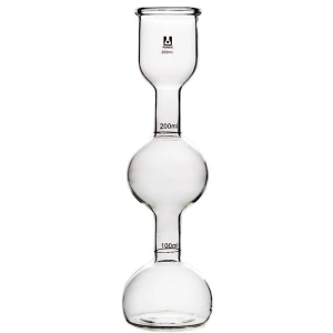 Balon vascozitate Engler (clepsidra  Engler ) 200 ml ,cu reper la 100 ml ,cu certificat de etalonare individual